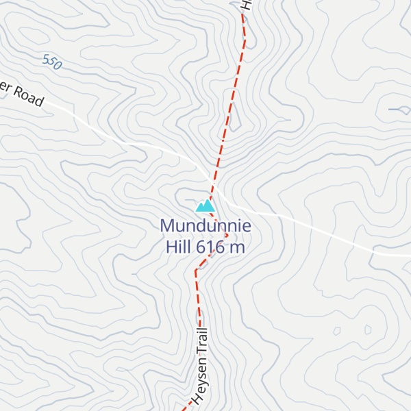 Map of Mundunnie Hill