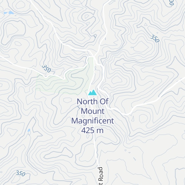 Map of North Of Mount Magnificent