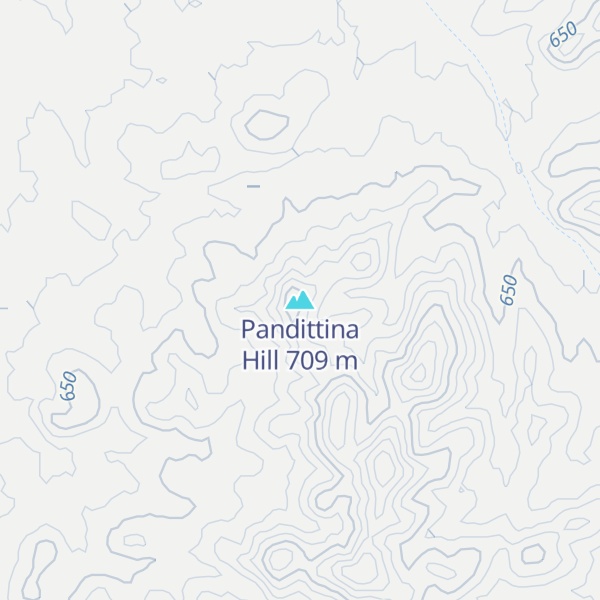 Map of Pandittina Hill