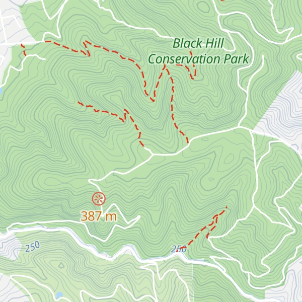 Map of Black Hill