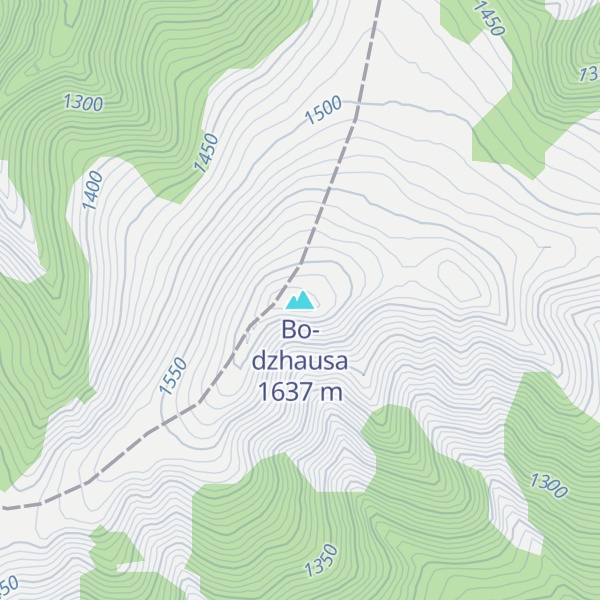 Map of Bo-dzhausa