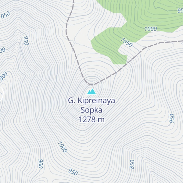 Map of G. Kipreinaya Sopka