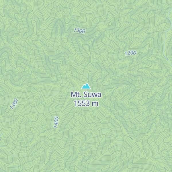 Map of Mt. Suwa