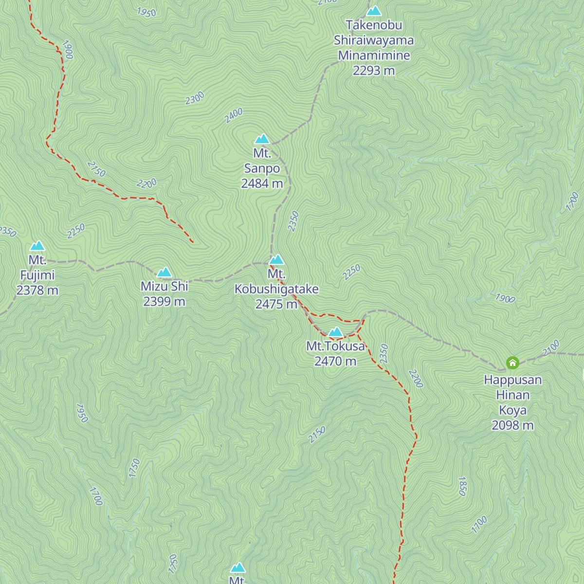 Kinoe Takenobu Koya map
