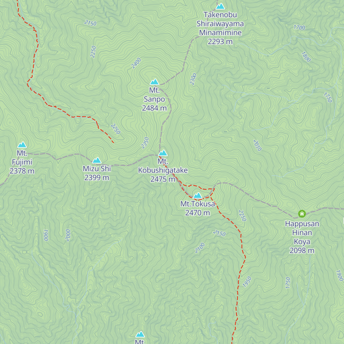 Kinoe Takenobu Koya map