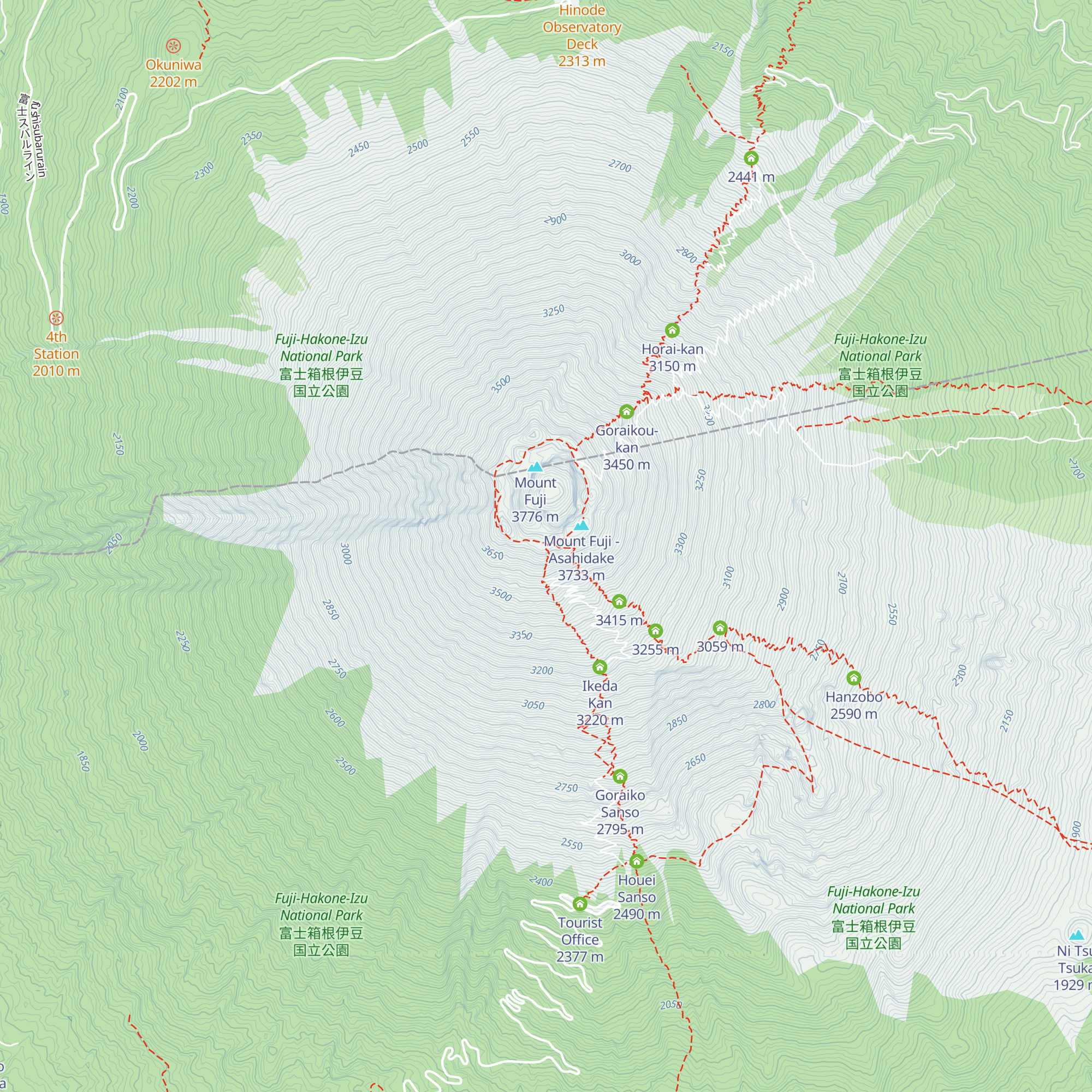 Ginmei Kan map