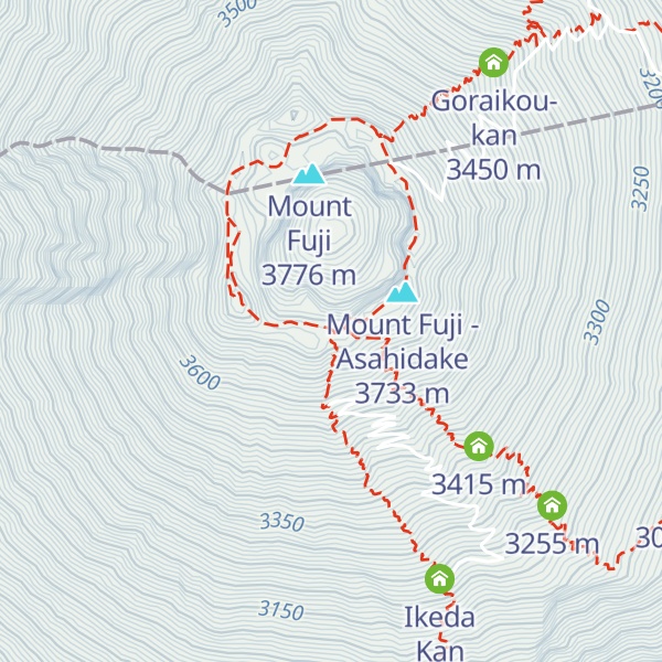 Map of Chojo Fuji Kan