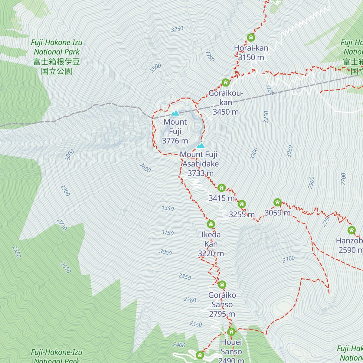 Munatsuki Sanso map