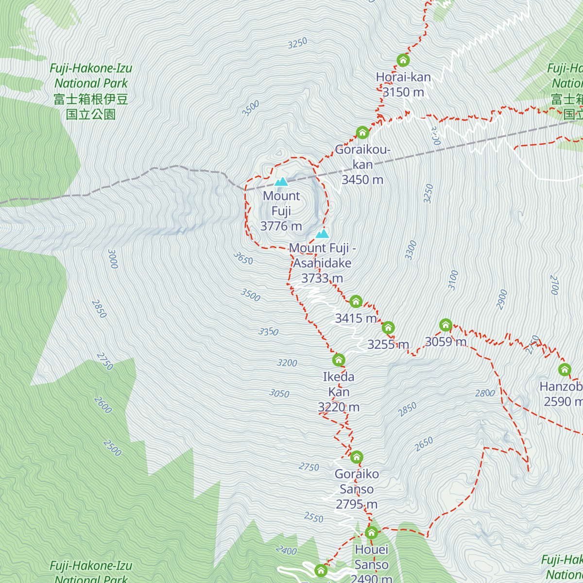 Munatsuki Sanso map