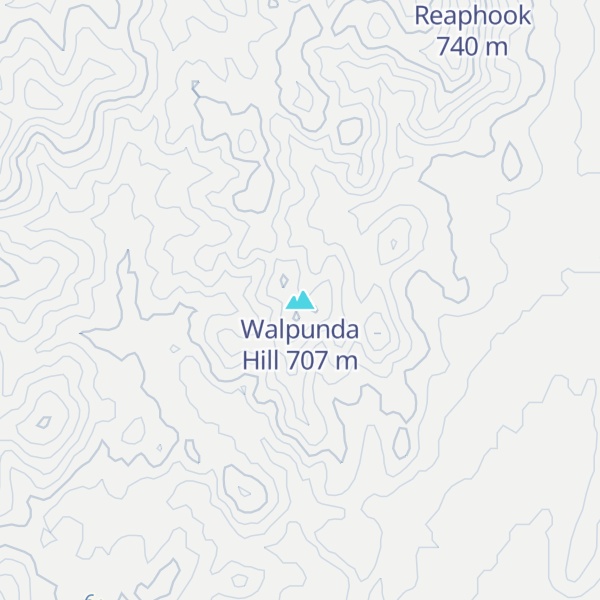 Map of Walpunda Hill