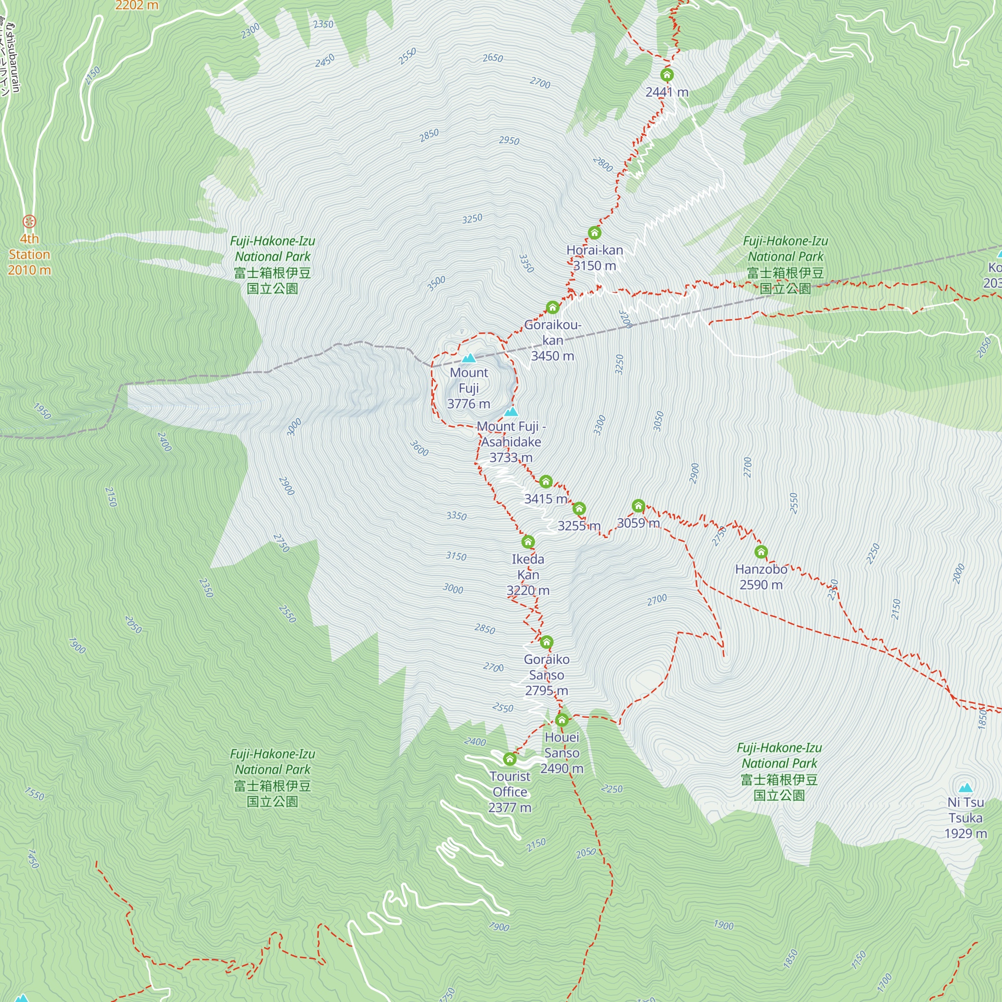 Mannenyuki Sanso map