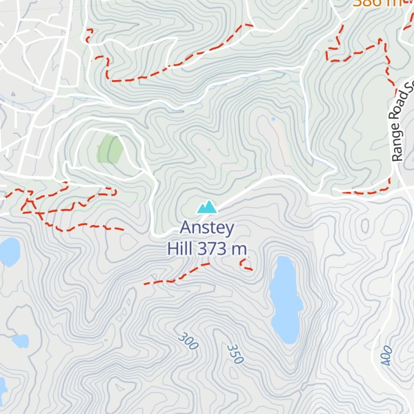 Map of Anstey Hill