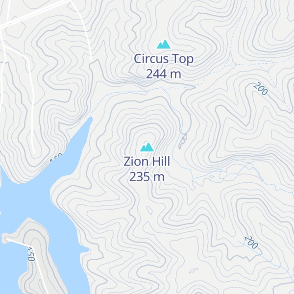 Map of Zion Hill