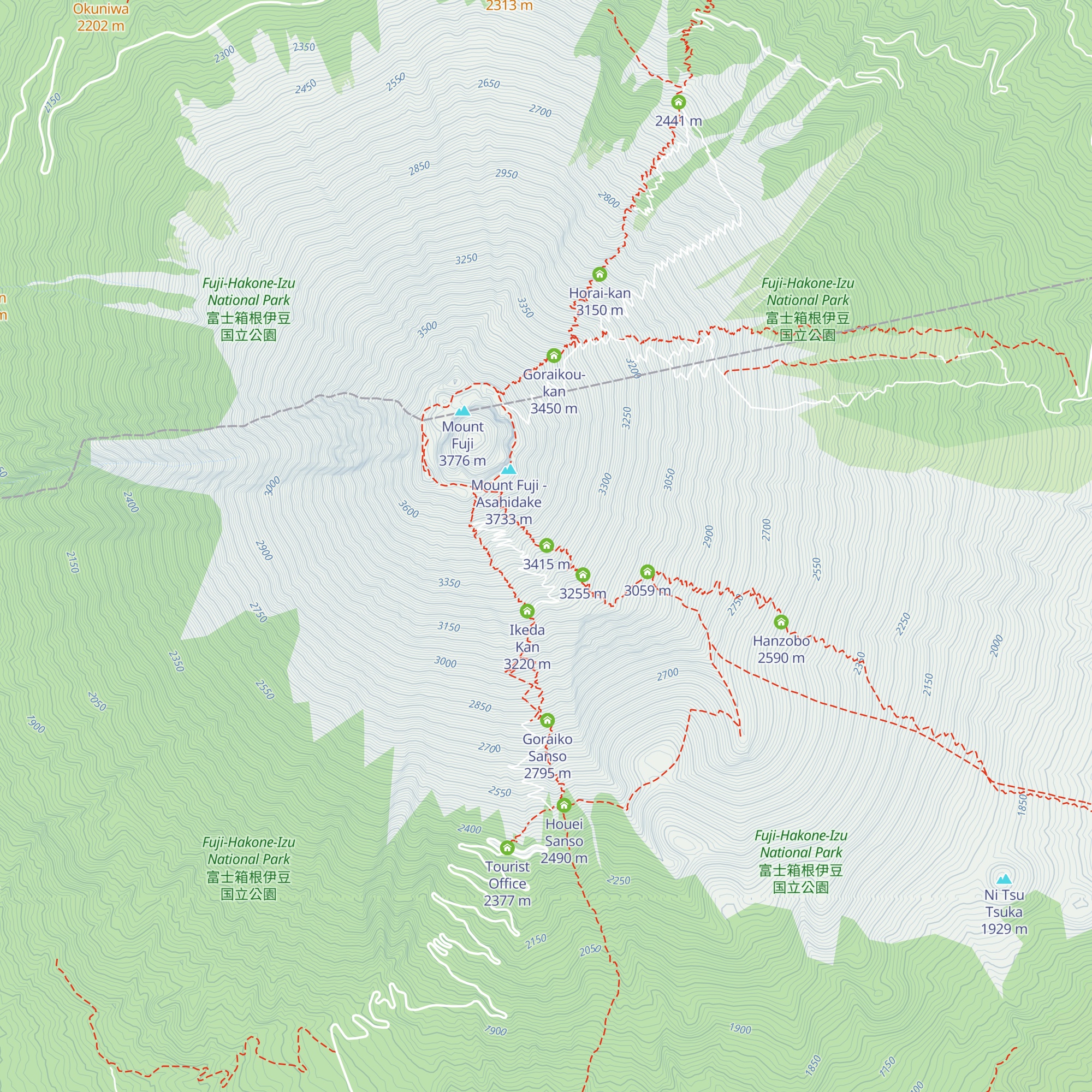 Miharashi Kan map