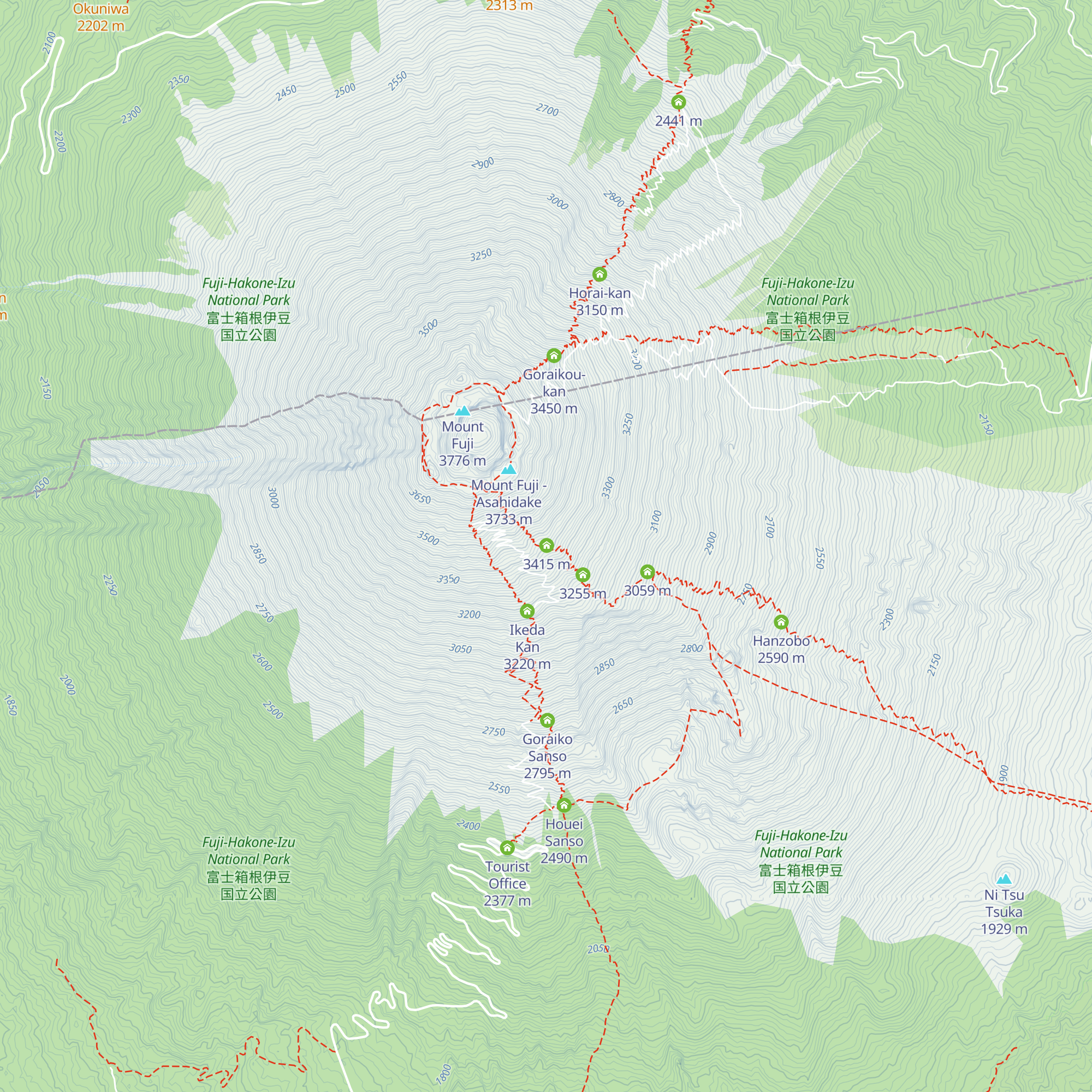 Miharashi Kan map
