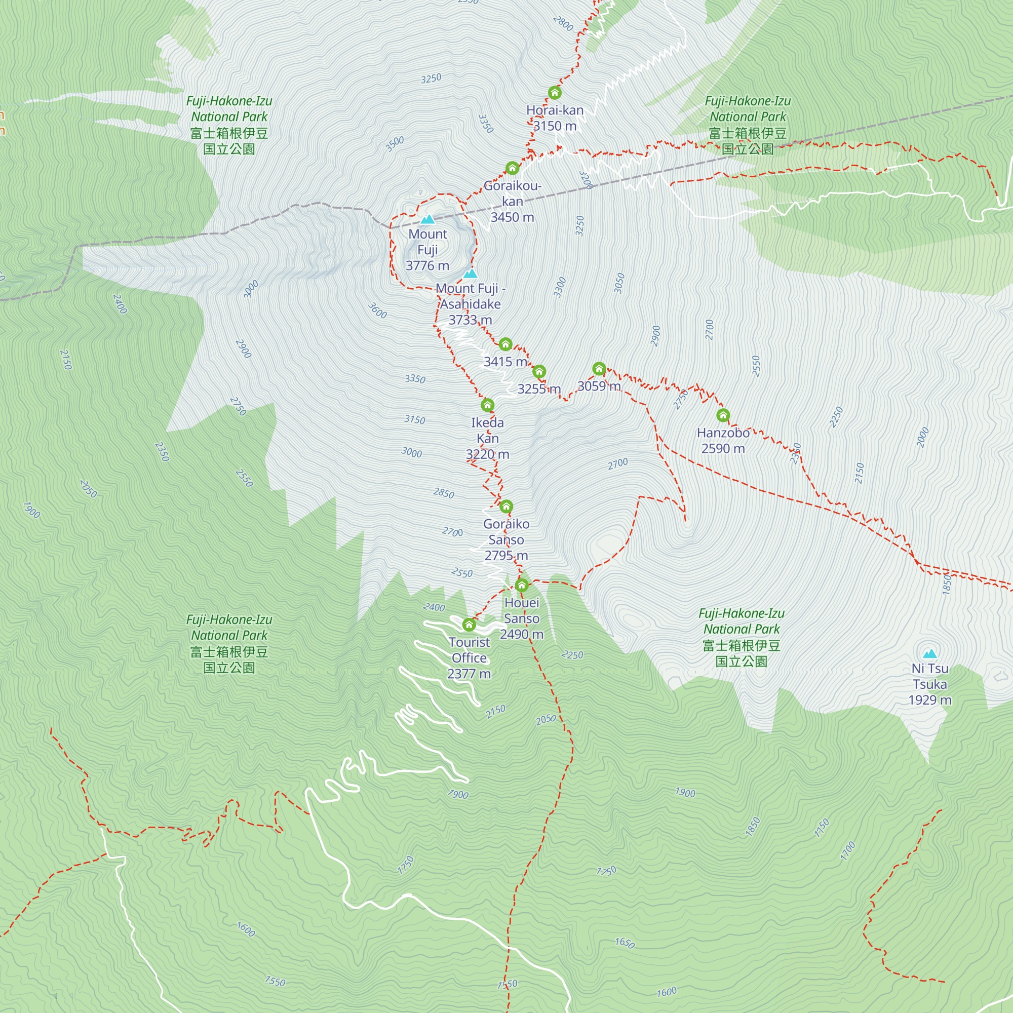 Goraiko Sanso map
