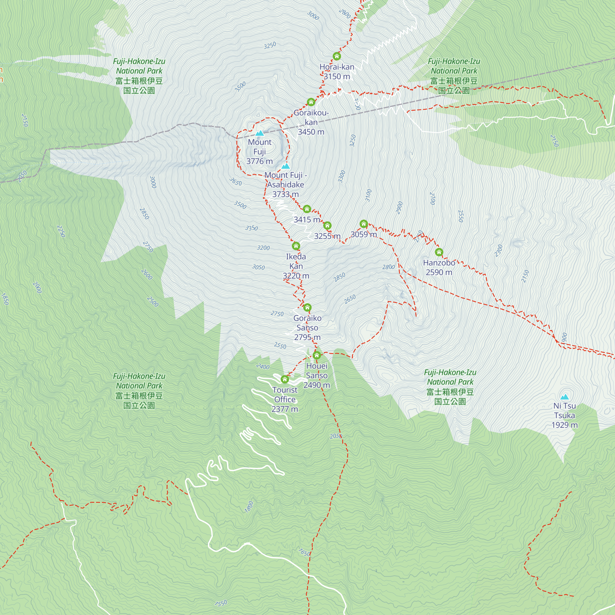 Goraiko Sanso map