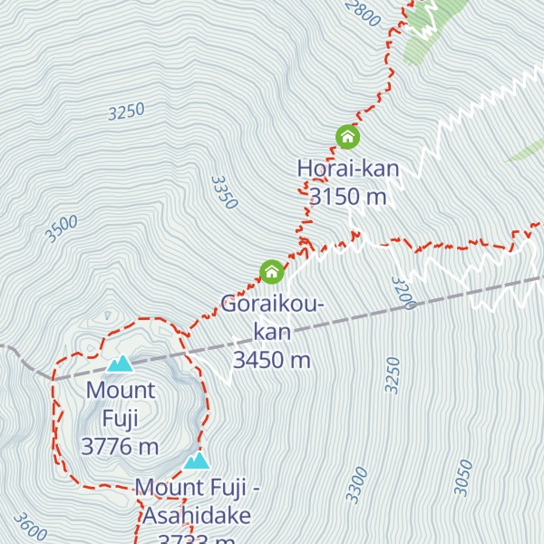 Map of Goraikou-kan