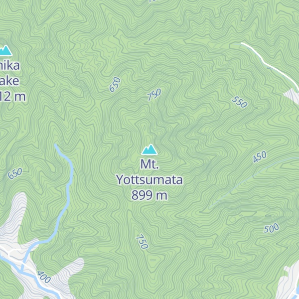 Map of Mt. Yottsumata