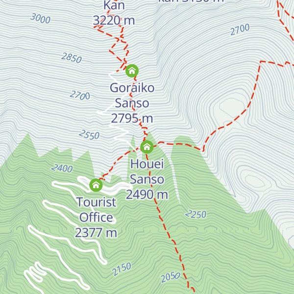 Map of Houei Sanso