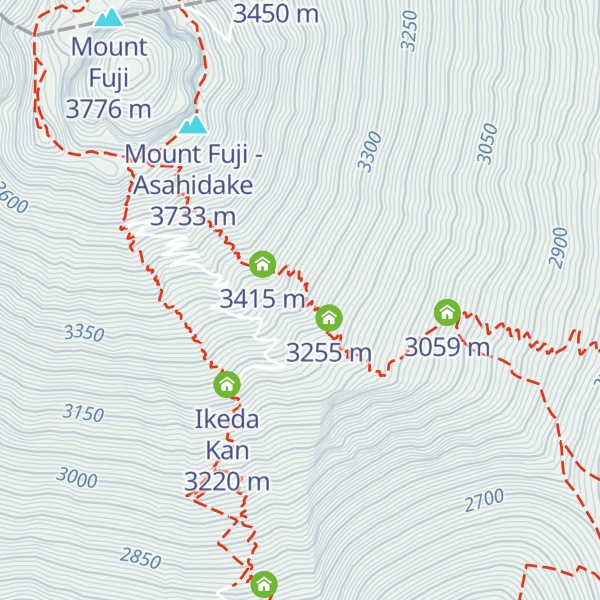 Map of Akaiwahachigokan