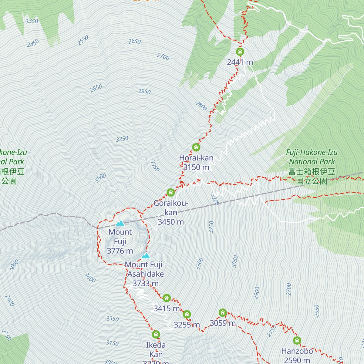 Fujisan Hotel #1 map