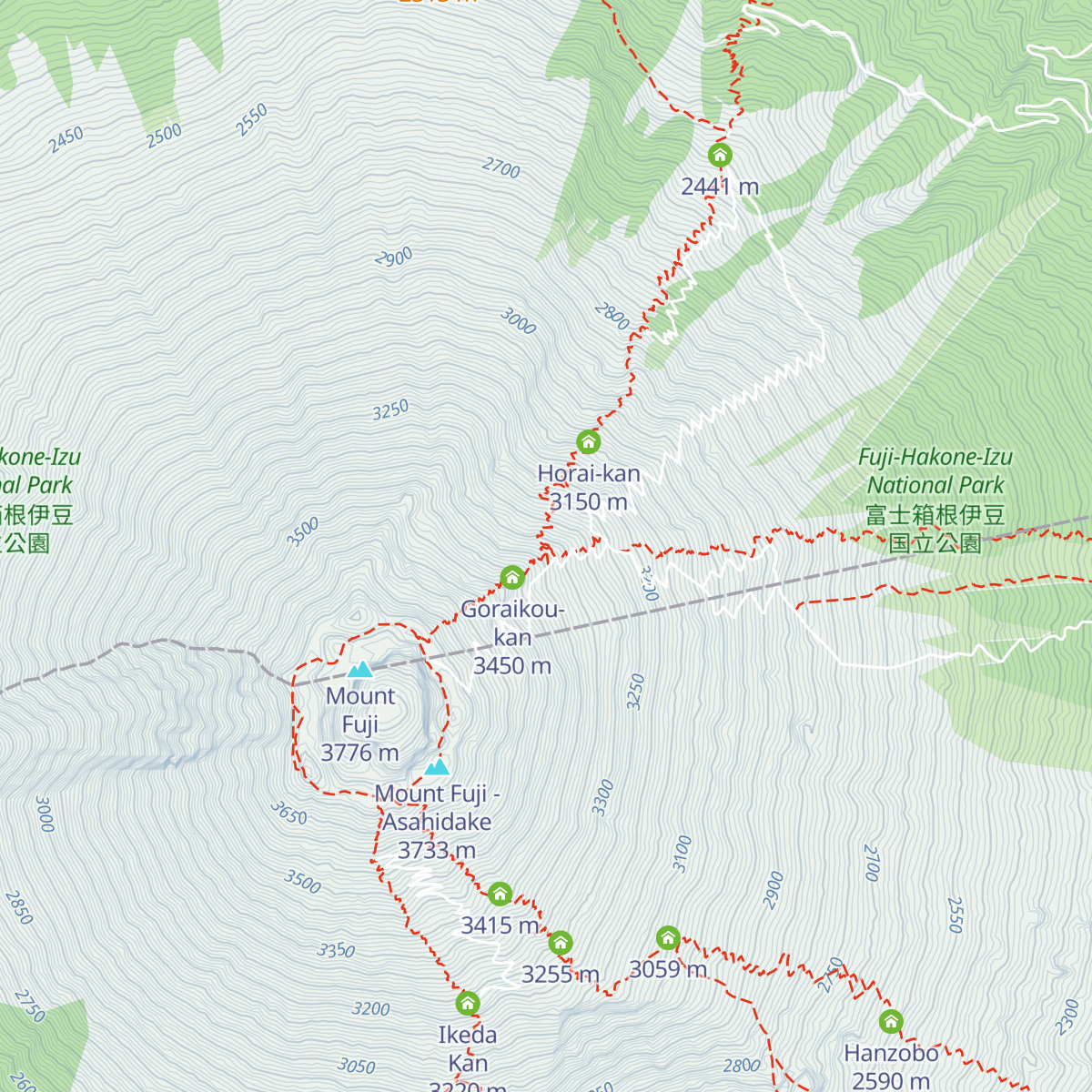 Fujisan Hotel #1 map