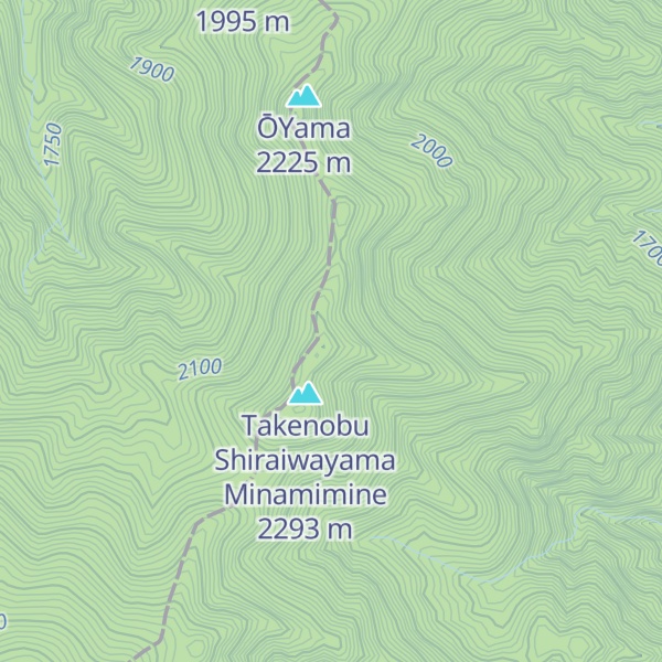 Map of Takenobu Shiraiwayama   Bushi N Shi Rai Waya Ma