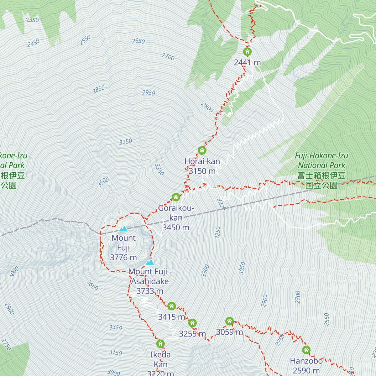 Fujisan Hotel #2 map