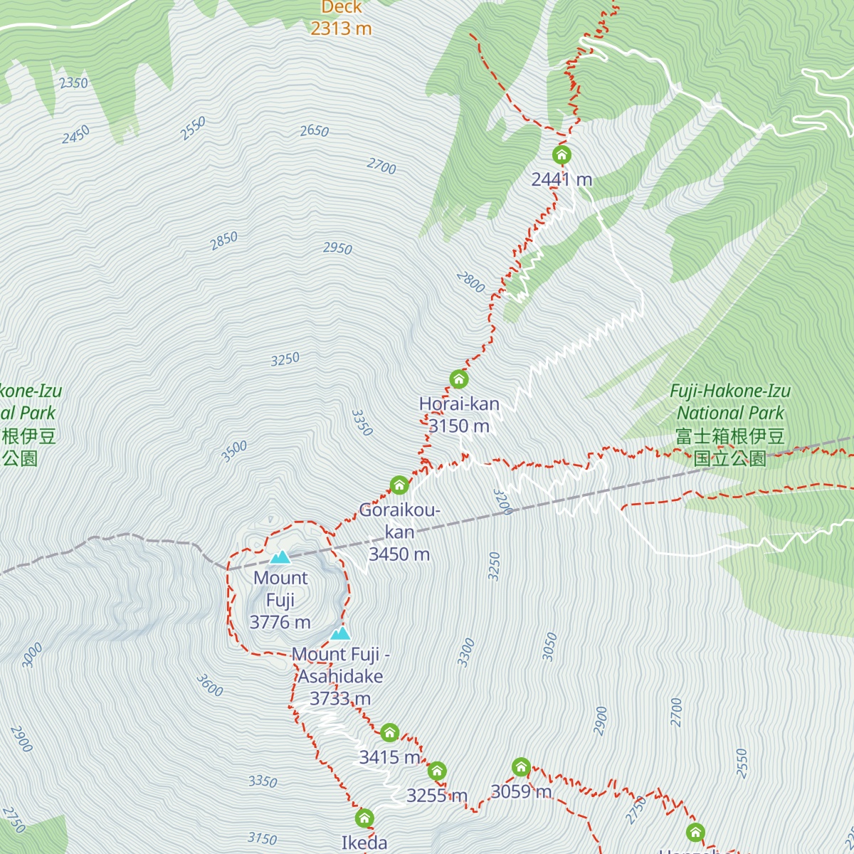 Ganso-muro map