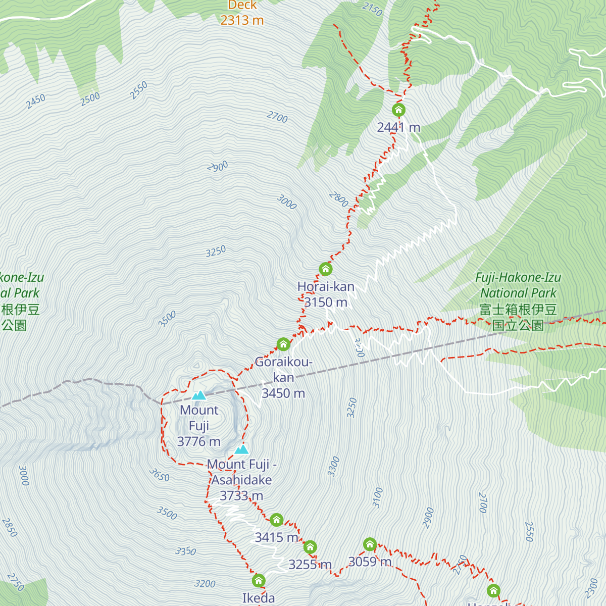 Ganso-muro map