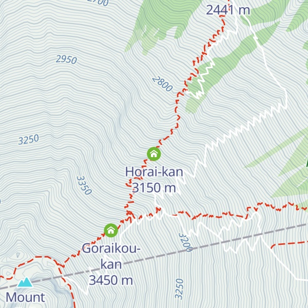Map of Horai-kan