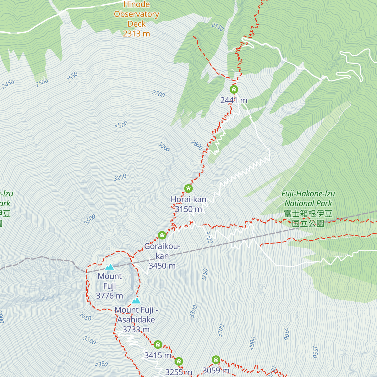 Horai-kan map
