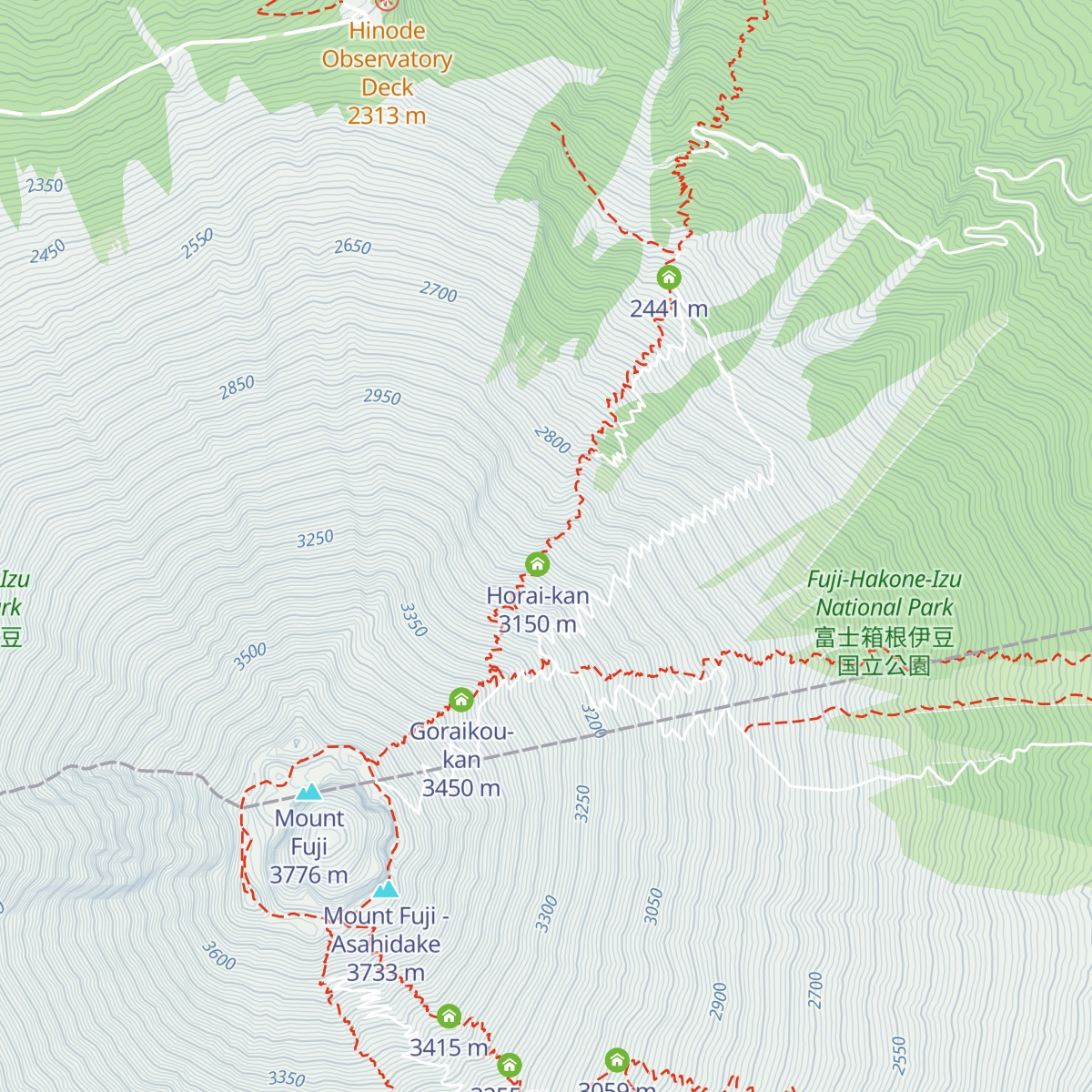 Taishi-kan map