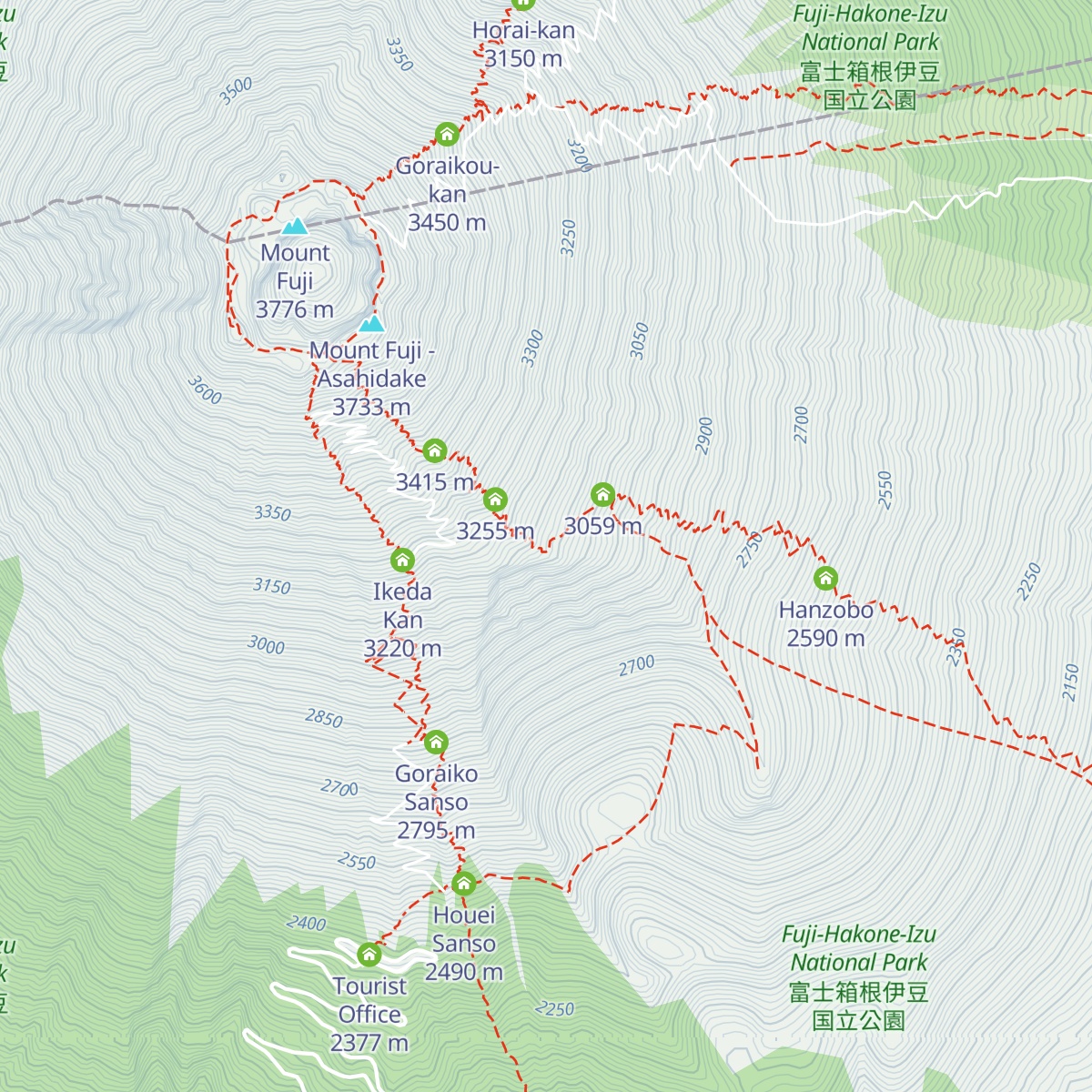 Sunabashiri-kan map