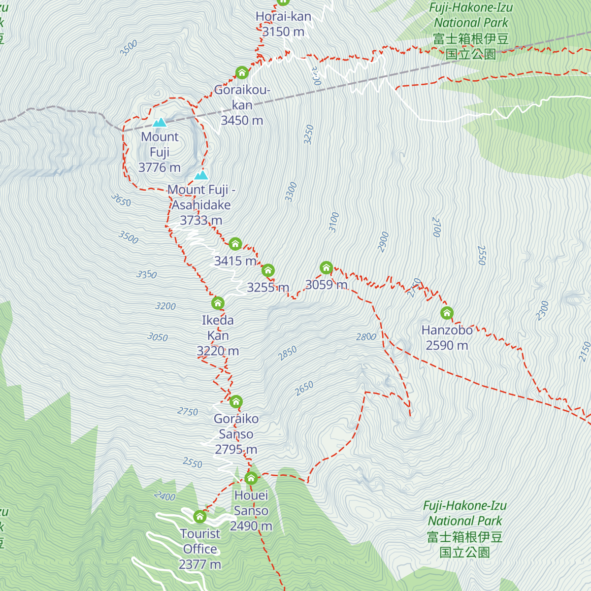 Sunabashiri-kan map
