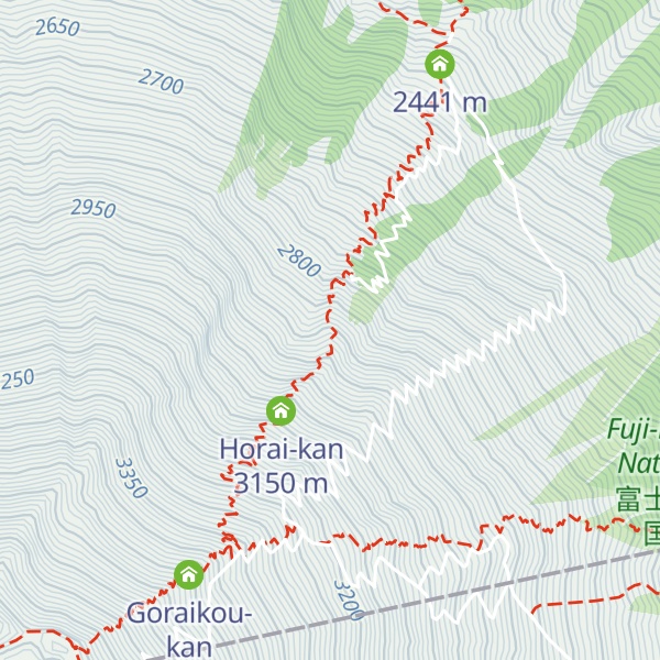 Map of Toyo-kan