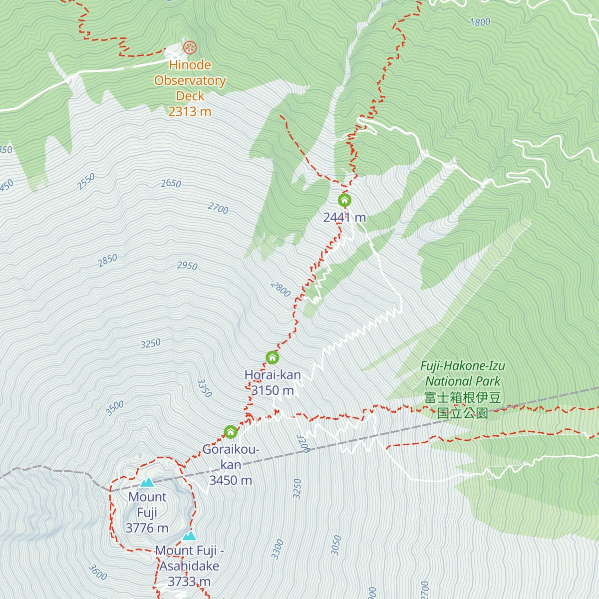 Fujiichi-kan map