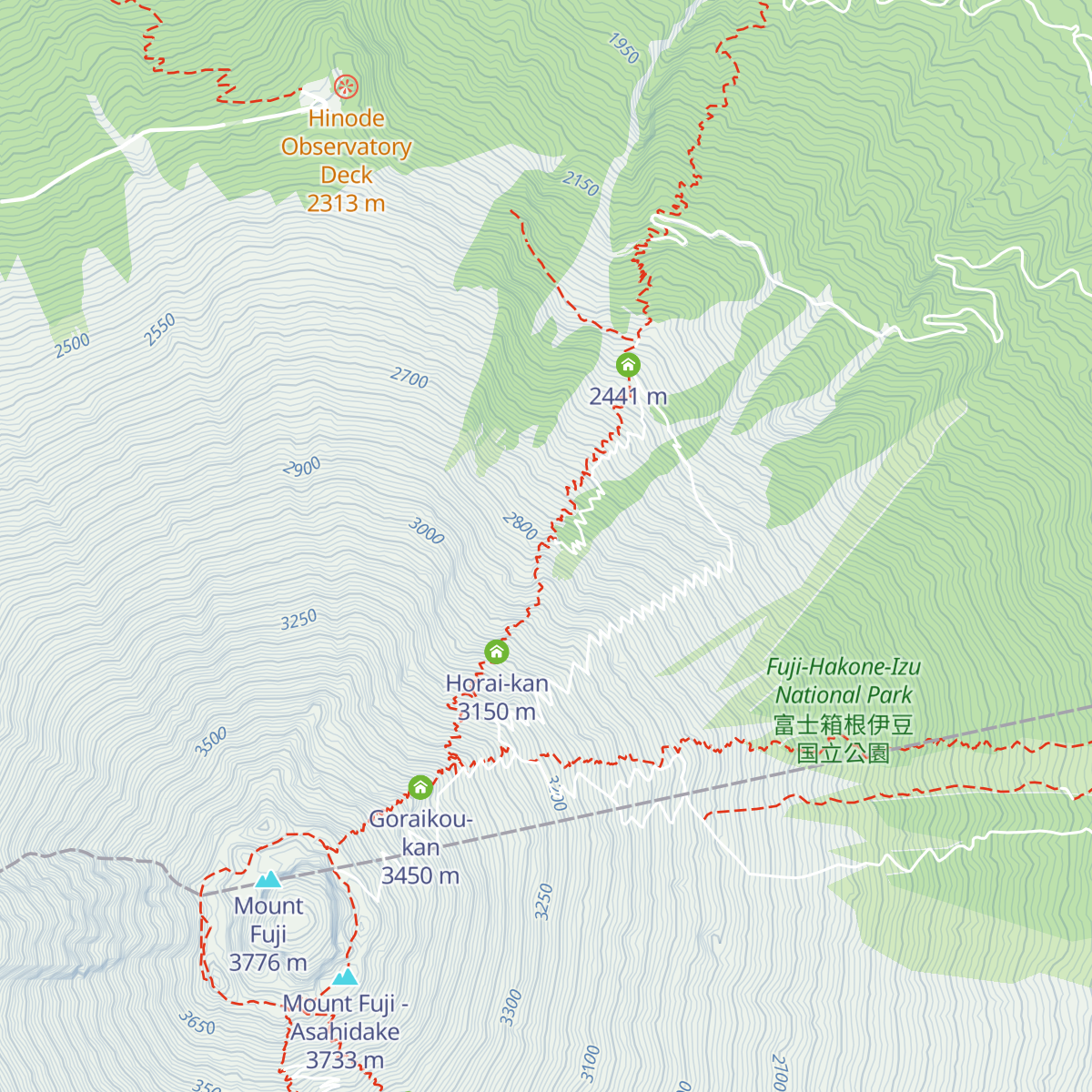 Fujiichi-kan map