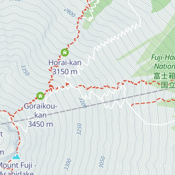 Map of Miharashi-kan
