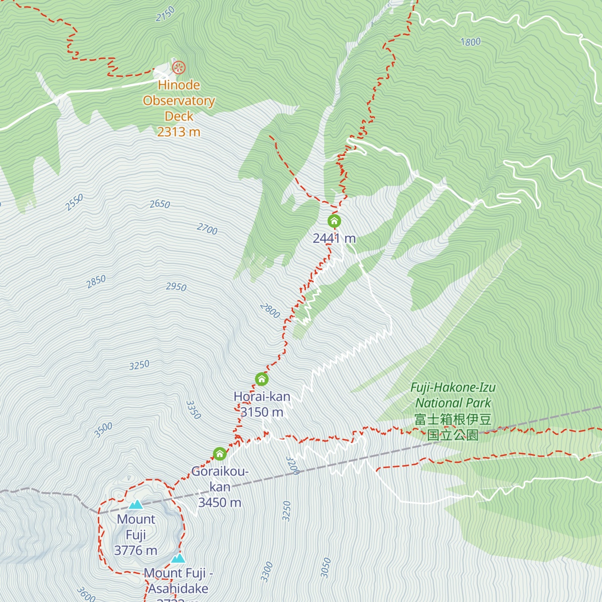Hinode-kan map
