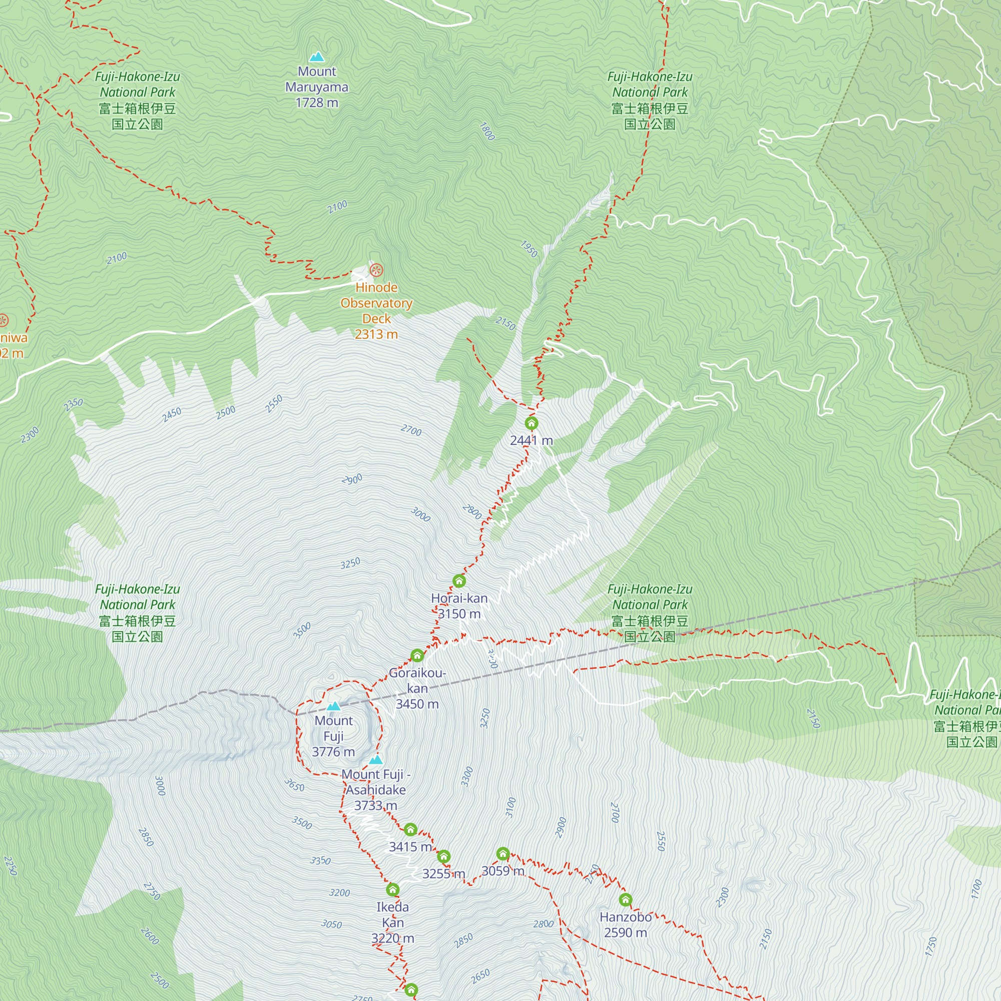 Hana-goya map