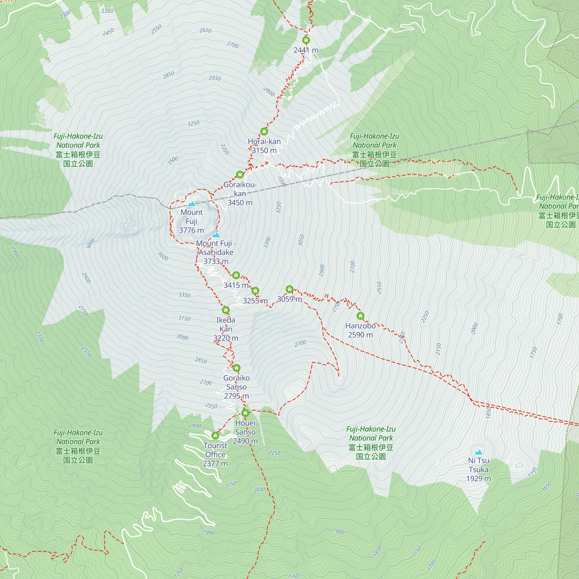 Hinode Kan map
