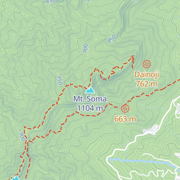 Map of Mt. Soma