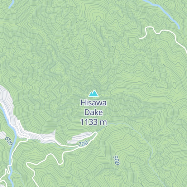 Map of Hisawa Dake