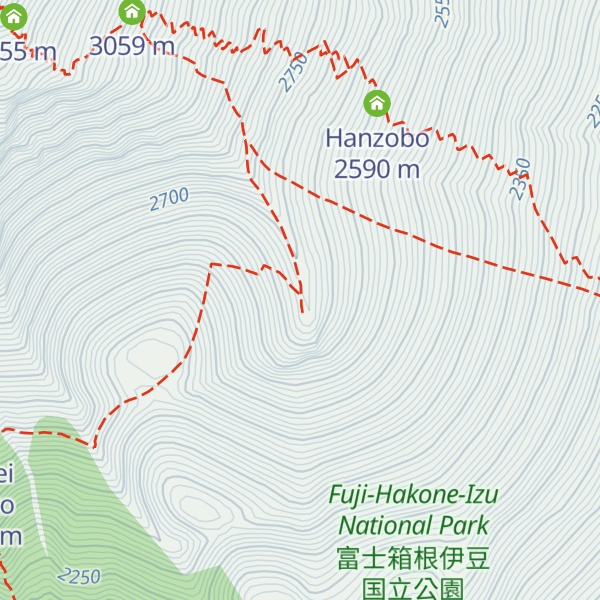 Map of Mount Hoei