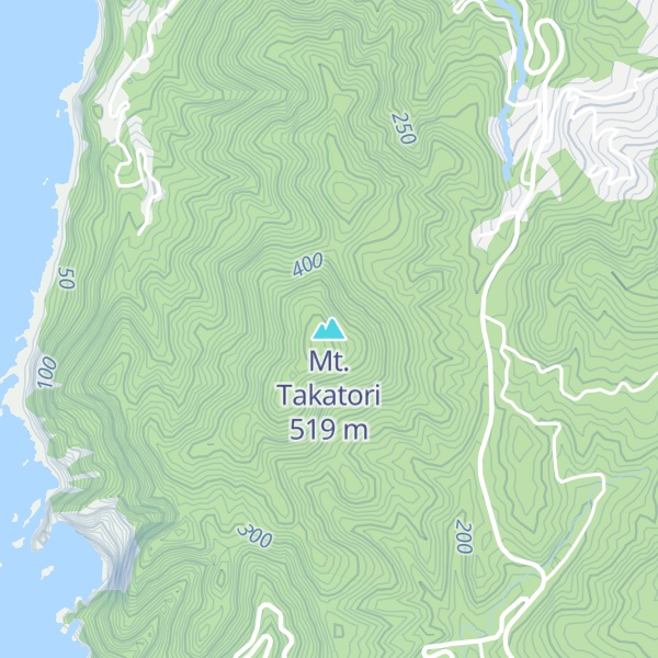 Map of Mt. Takatori