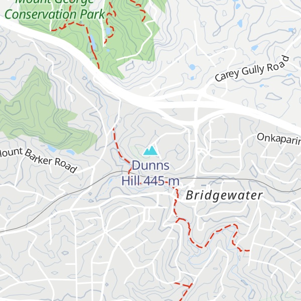 Map of Dunns Hill