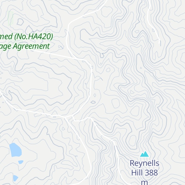 Map of Reynell Hill