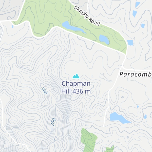 Map of Chapman Hill